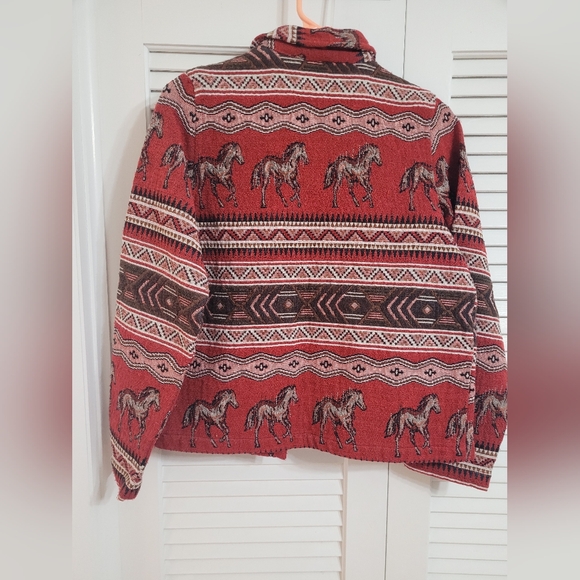 Womens Vintage Western Jacket - Picture 3 of 4